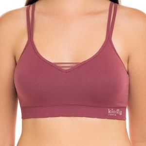 ✌🏼3/$30✌🏼Kindly Yours V Neck Bralette - Mauve